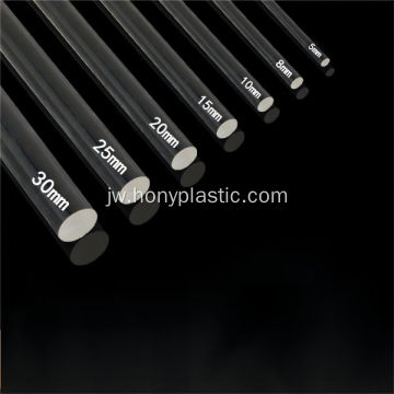 Rod Acrylics Plexiglass ing Simpenan lan Cut-ukuran